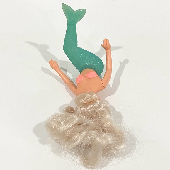 T&T Mermaid Doll Rubber 1990 90s 4” Vintage - Picture 8 of 12